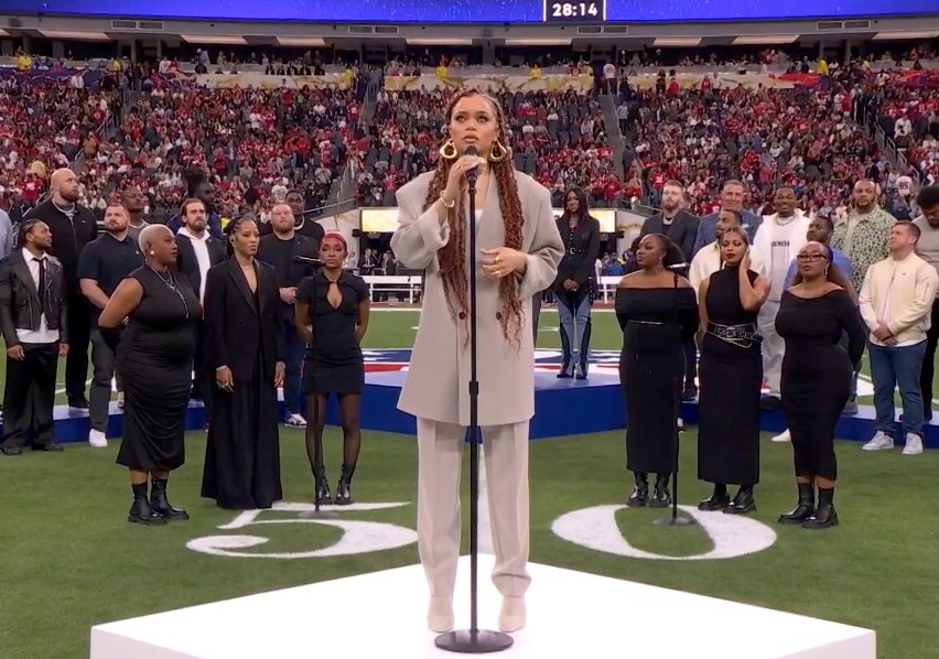 Andra Day’s performance of the ‘Black national anthem’ at Super Bowl